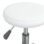 vidaXL Massagehocker Kunstleder Weiß