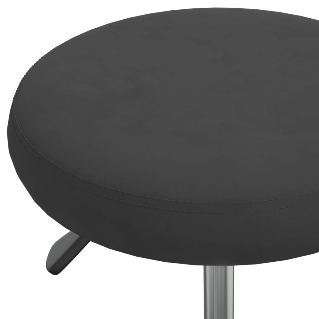vidaXL Esszimmerstuhl Schwarz Samt