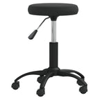 vidaXL Massagehocker Samt Schwarz