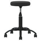 vidaXL Massagehocker Samt Schwarz
