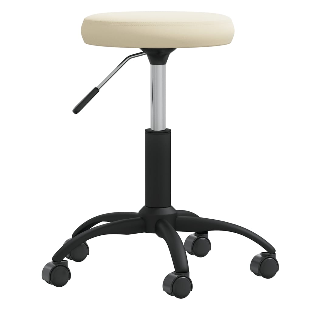 vidaXL Massagehocker Samt Schwarz