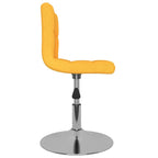 vidaXL Esszimmerstühle Drehbar 6 Stk. Gelb Stoff