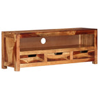 vidaXL TV-Schrank 88x35x40 cm Massivholz Akazie