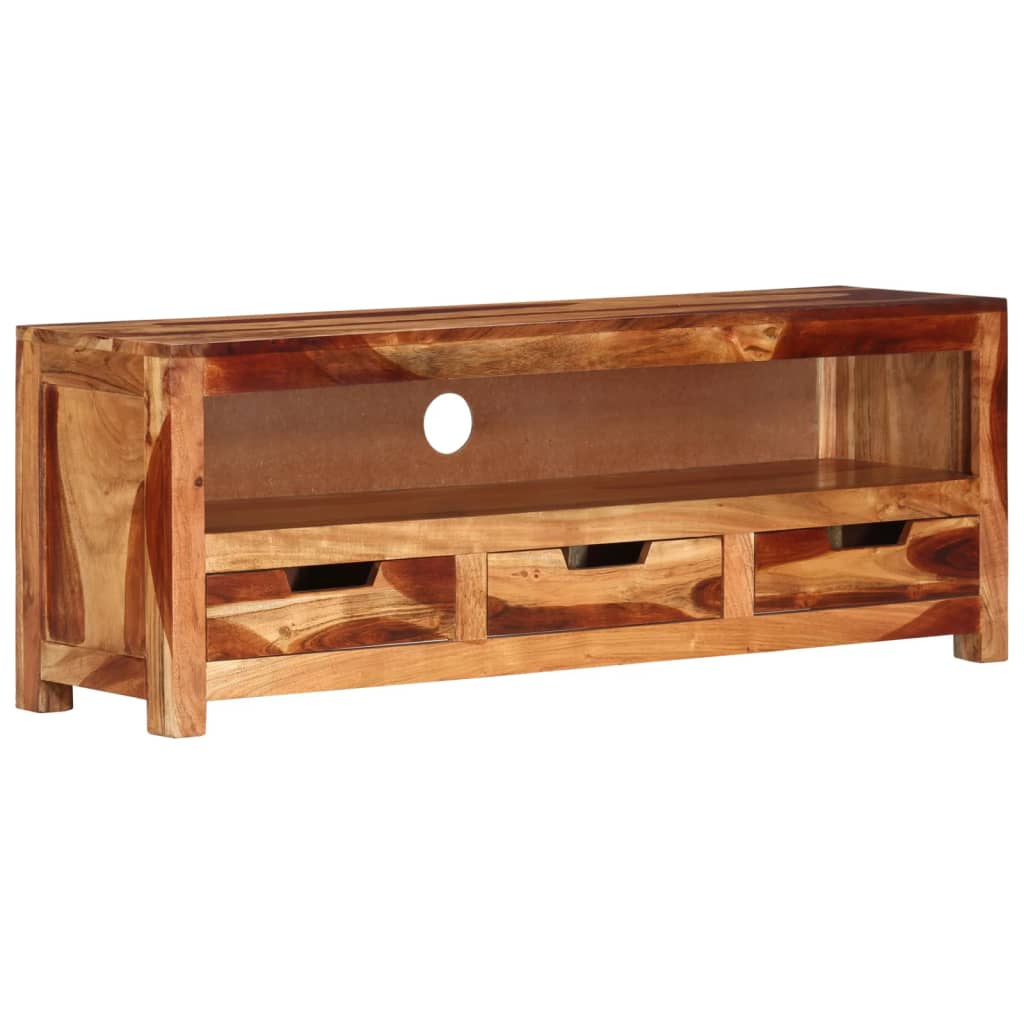 vidaXL TV-Schrank 88x35x40 cm Massivholz Akazie