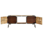 vidaXL TV-Schrank 110x30x42 cm Massivholz Mango