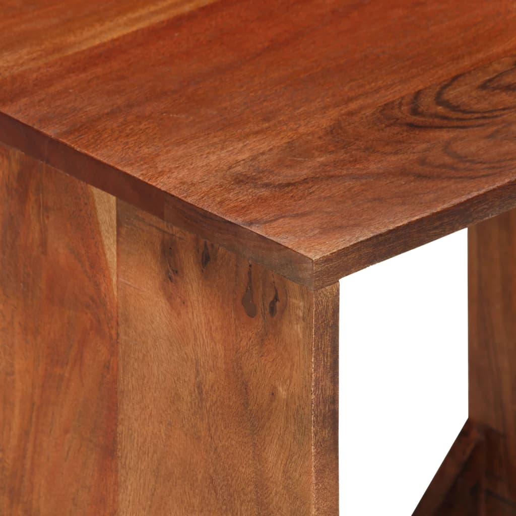 vidaXL Wandregal 40x30x40 cm Massivholz Akazie