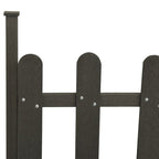 vidaXL Lattenzaun mit Pfosten 3 Stk. WPC 614x80 cm