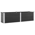 vidaXL Garten-Hochbeet 200x50x54 cm WPC Grau
