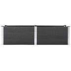 vidaXL Garten-Hochbeet 200x50x54 cm WPC Grau