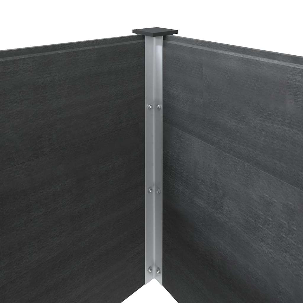 vidaXL Garten-Hochbeet 200x50x54 cm WPC Grau