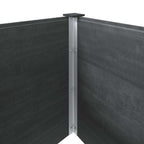 vidaXL Hochbeet Grau 300x50x91 cm WPC
