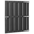 vidaXL Gartentor WPC 100x112 cm Grau