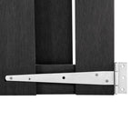 vidaXL Gartentor WPC 100x112 cm Grau