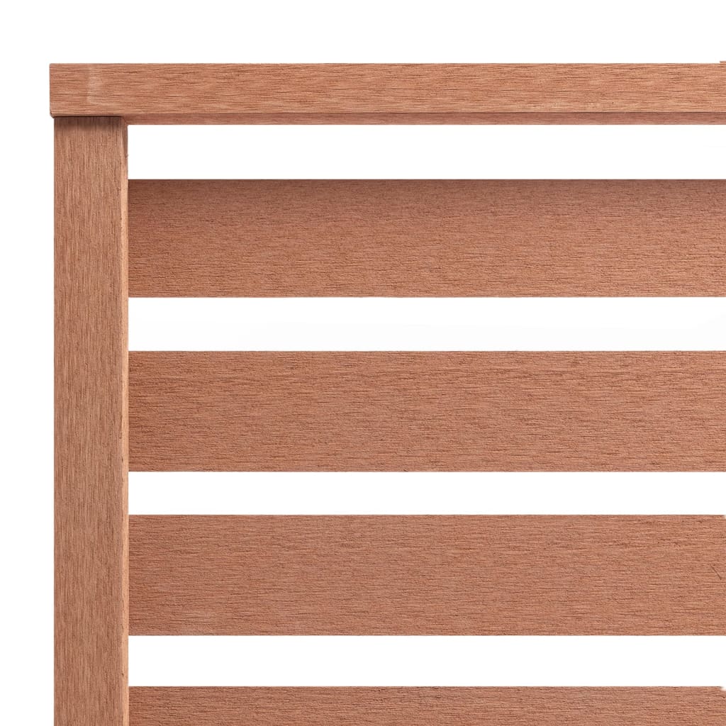 vidaXL Zaunplatte WPC 180x180 cm Braun