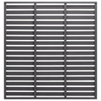 vidaXL Zaunelement WPC 180x180 cm Grau