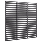 vidaXL Zaunelement WPC 180x180 cm Grau