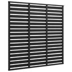 vidaXL Zaunelement WPC 180x180 cm Grau