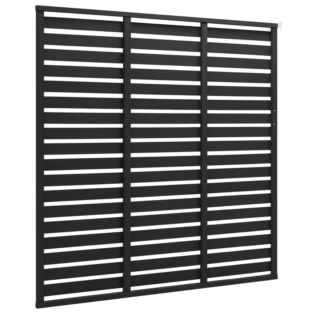 vidaXL Zaunelement WPC 180x180 cm Grau
