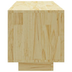 vidaXL TV-Schrank 110x30x33,5 cm Massivholz Kiefer