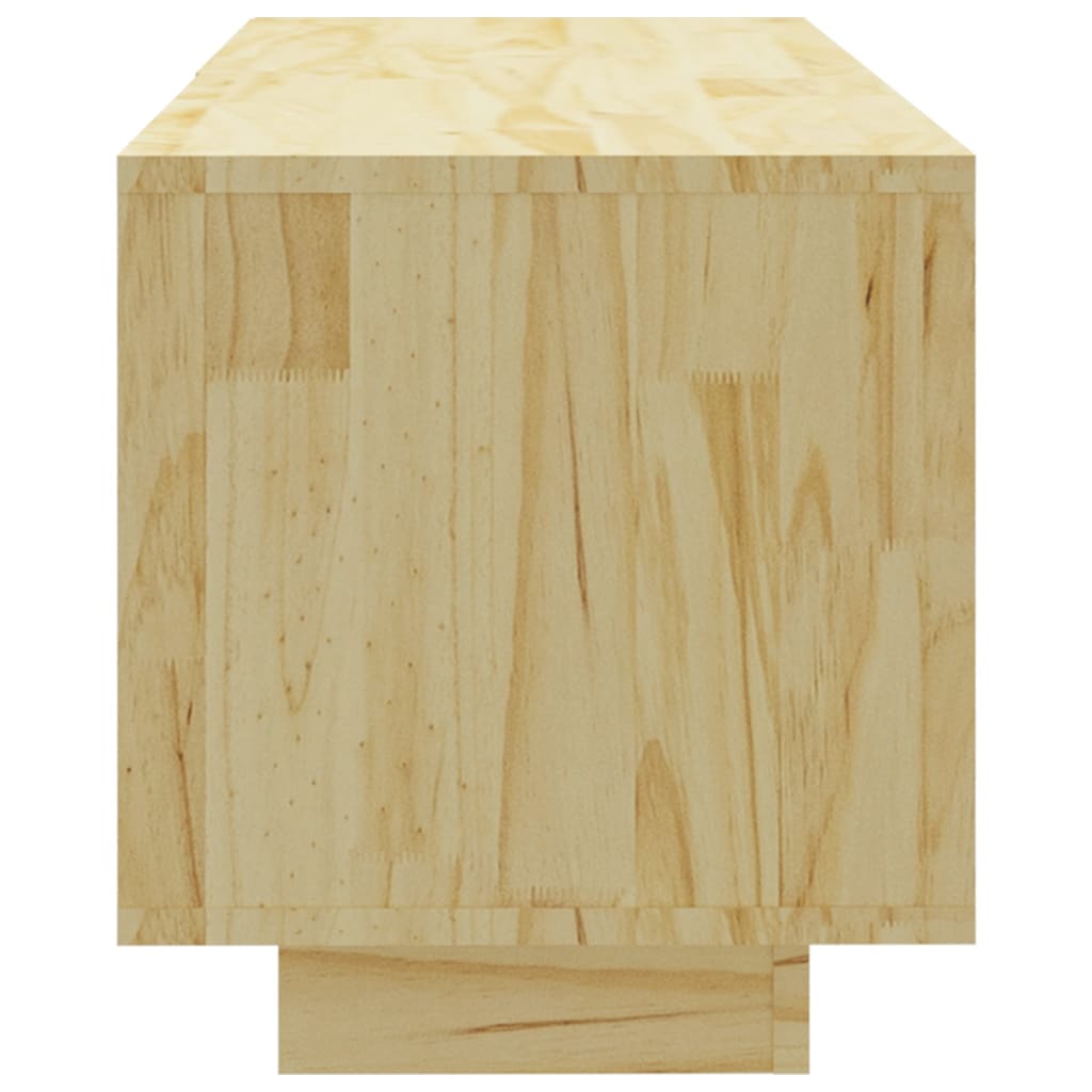 vidaXL TV-Schrank 110x30x33,5 cm Massivholz Kiefer