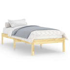 vidaXL Massivholzbett 90x190 cm