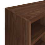 vidaXL Schuhregal Holzwerkstoff 92x30x67,5 cm Braun Eichen-Optik