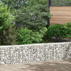 vidaXL Gabionen-Hochbeete 3 Stk. 30x30x50 cm Eisen