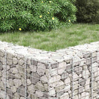 vidaXL Gabionen-Hochbeete 4 Stk. 30x30x50/100/150/200 cm Eisen