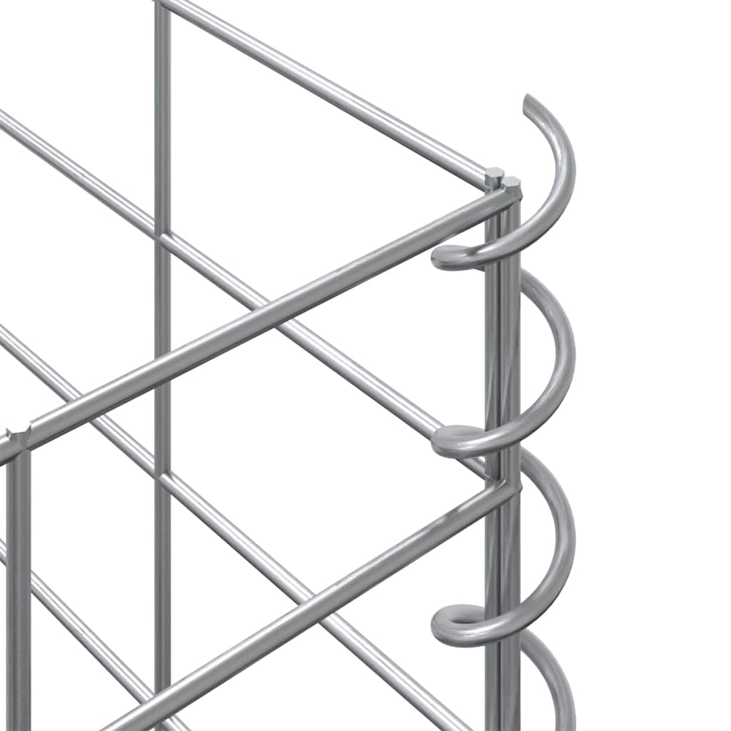 vidaXL Gabionen-Hochbeete 4 Stk. 30x30x50/100/150/200 cm Eisen