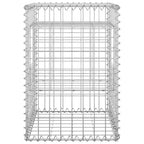 vidaXL Gabionensäulen 2 Stk. 40x40x60 cm Eisen