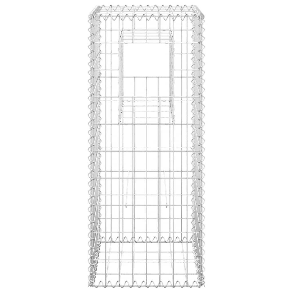 vidaXL Gabionensäule 40x40x100 cm Eisen