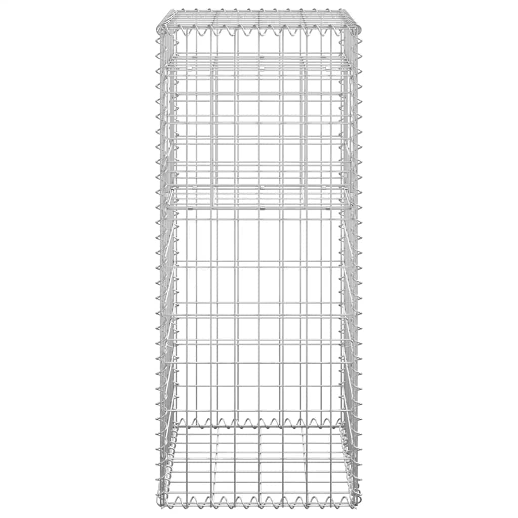 vidaXL Gabionensäule 40x40x100 cm Eisen