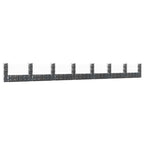 vidaXL Gabionenkorb U-Form mit 8 Säulen Eisen 860x20x100 cm