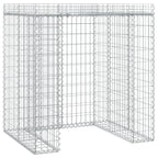 vidaXL Gabionen-Mülltonnenbox 110x91x120 cm Verzinktes Eisen