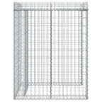 vidaXL Gabionen-Mülltonnenbox 110x91x120 cm Verzinktes Eisen