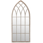 vidaXL Gartenspiegel Sand 100x45 cm Eisen