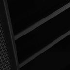 vidaXL Gartenschrank Schwarz 65x45x88 cm PP Rattan-Optik