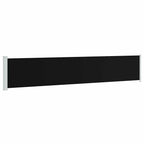 vidaXL Seitenmarkise Ausziehbar 117x600 cm Schwarz