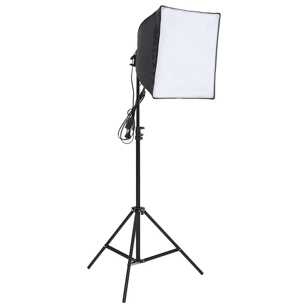 vidaXL Fotostudio-Beleuchtung Set mit Stativ und Softbox