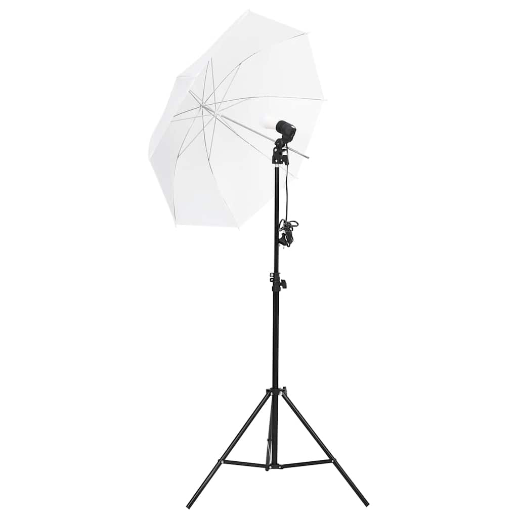 vidaXL Fotostudio-Beleuchtung Set mit Hintergründen & Schirmen