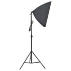 vidaXL Fotostudio-Beleuchtung-Set mit Hintergründen und Softboxen