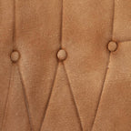 vidaXL Ohrensessel Braun Canvas