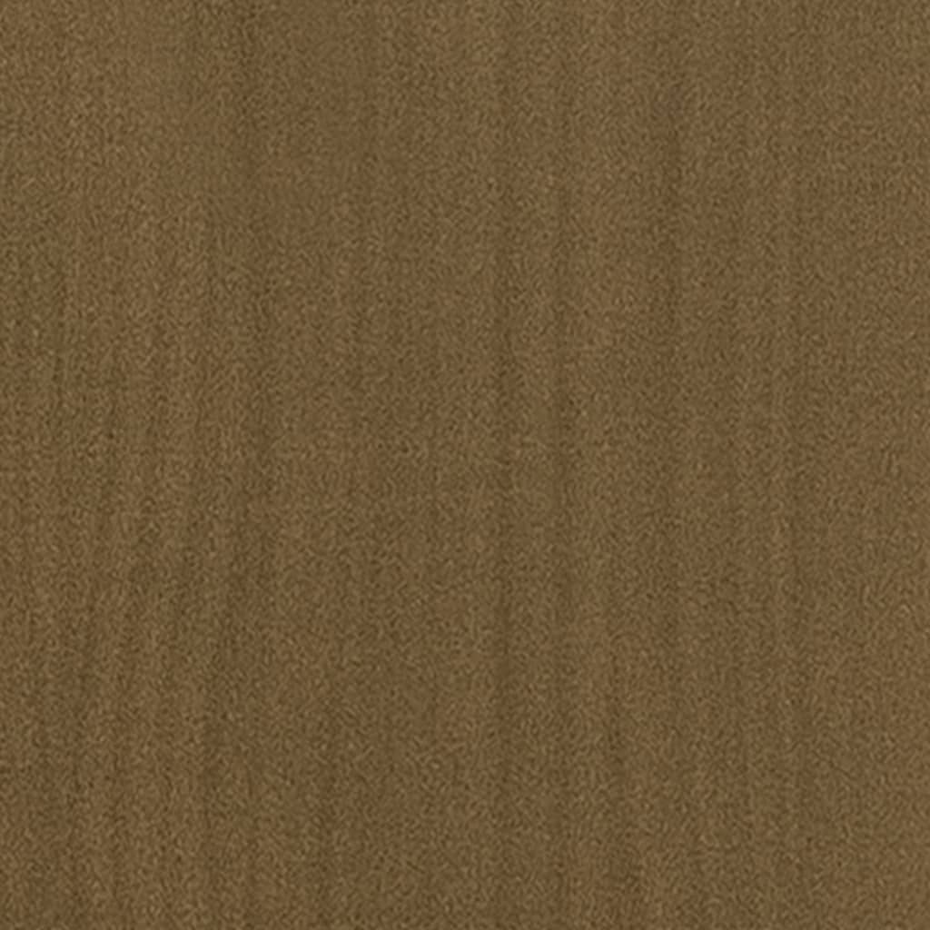vidaXL Nachttisch Honigbraun 35,5x33,5x41,5 cm Massivholz Kiefer