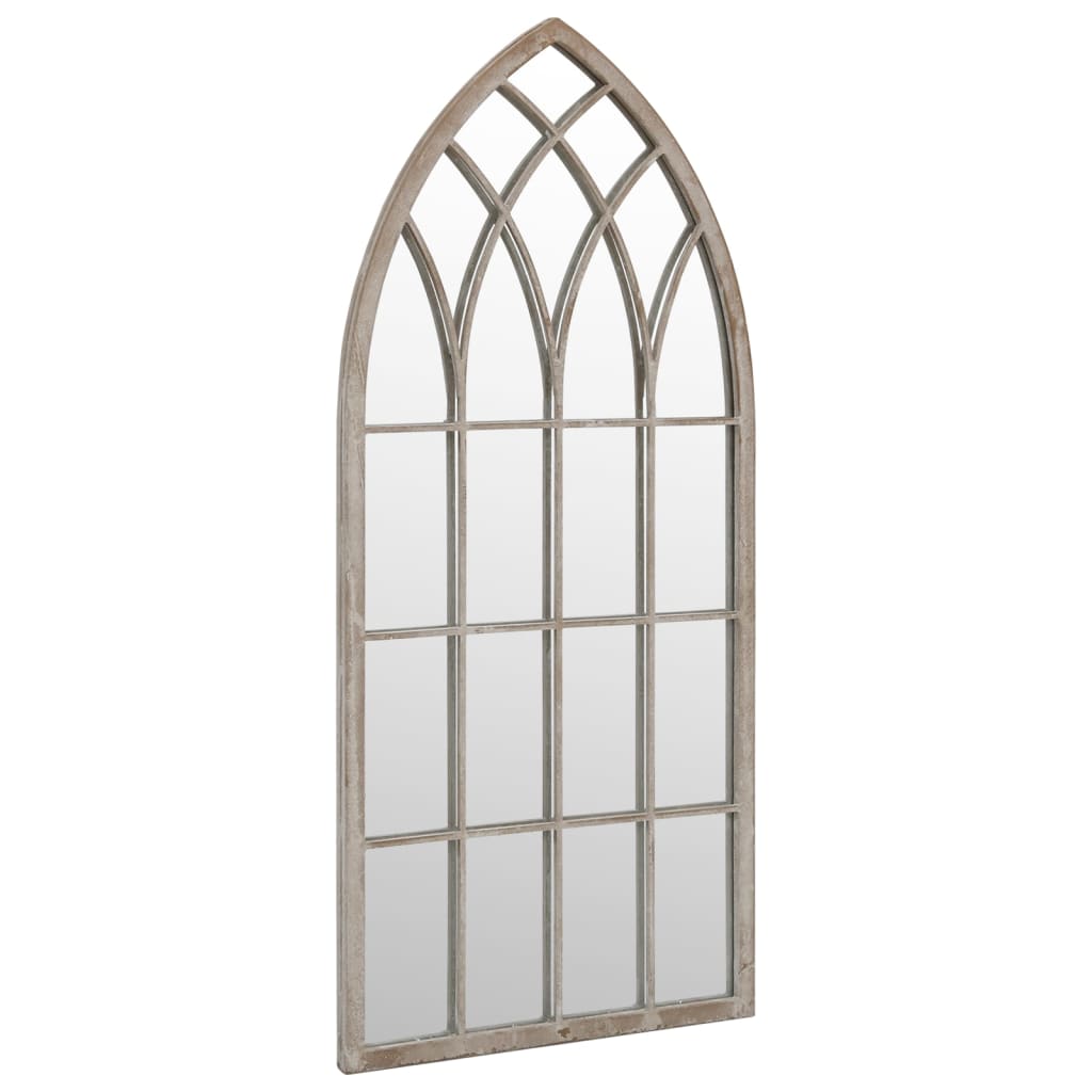 vidaXL Spiegel Sandfarben 100x45 cm Eisen für den Innenbereich