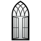 vidaXL Spiegel Schwarz 100x45 cm Eisen für Innenbereich