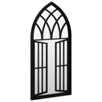 vidaXL Spiegel Schwarz 100x45 cm Eisen für Innenbereich