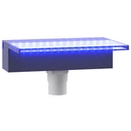 vidaXL Wasserfall-Element mit RGB LEDs Acryl 30 cm