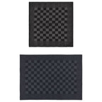 vidaXL 20-tlg. Handtuch-Set Schwarz und Grau Baumwolle