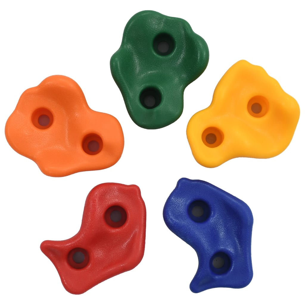 vidaXL Klettersteine 30 Stk. PE Mehrfarbig