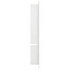 vidaXL Duschnische mit 2 Fächern Hochglanz-Weiß 41x69x9 cm